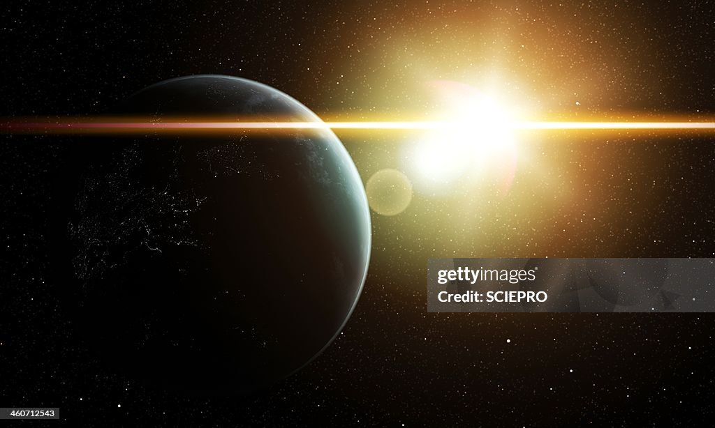 Earth and Sun, artwork