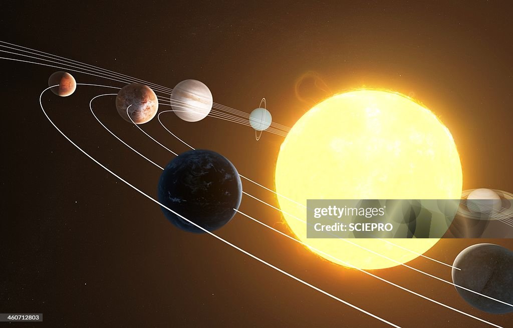 Solar system, artwork