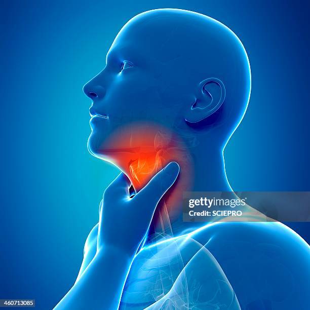 sore throat, artwork - neck stock illustrations