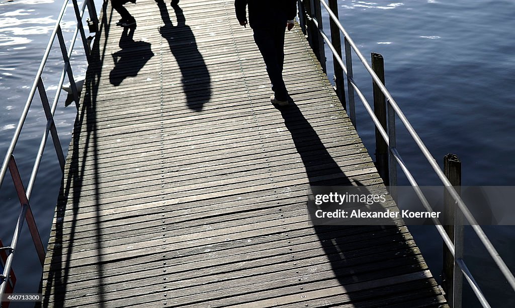 Banks And Street Life In Zurich