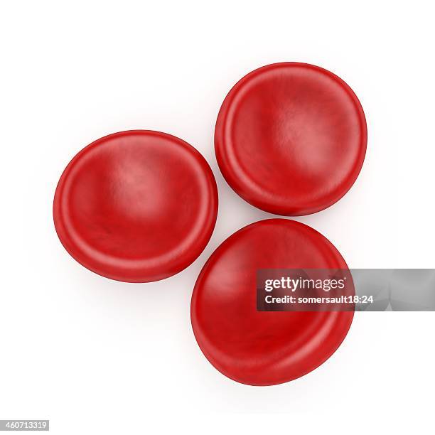 red blood cells, artwork - red blood cell white background stock illustrations