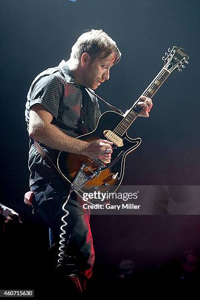 Dan Auerbach of The Black Keys performs in concert at The Frank Erwin Center on December 19, 2014 in Austin, Texas.
