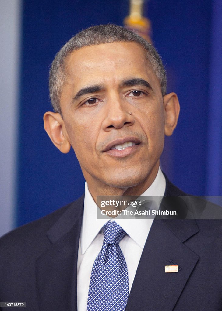 President Obama Holds End-Of-Year News Conference At The White House