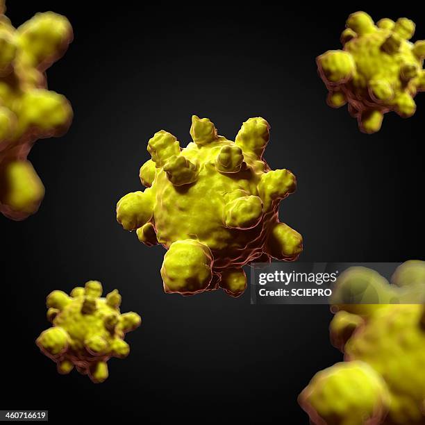 measles virus, artwork - measles stock illustrations