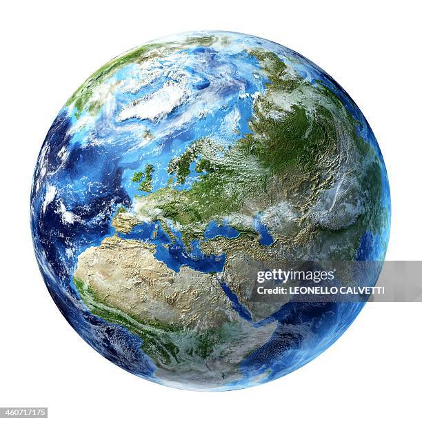 europe, artwork - map white background stock illustrations