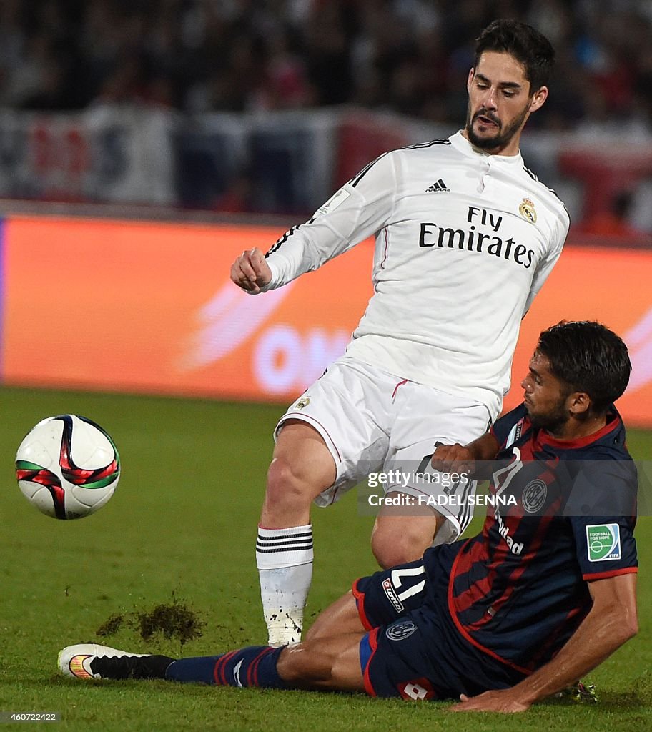 FBL-WCLUB-2014-MAR-REAL MADRID-SAN LORENZO