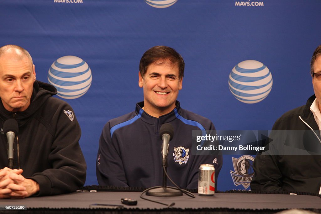 Rajon Rondo and Dwight Powell Press Conference