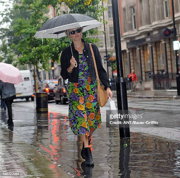 Fearne Cotton is seen on July 06, 2012 in London, United Kingdom.