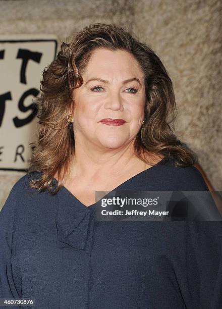 Actress Kathleen Turner arrives at the Los Angeles premiere of 'Dumb And Dumber To' at Regency Village Theatre on November 3, 2014 in Westwood,...