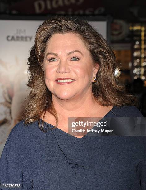 Actress Kathleen Turner arrives at the Los Angeles premiere of 'Dumb And Dumber To' at Regency Village Theatre on November 3, 2014 in Westwood,...