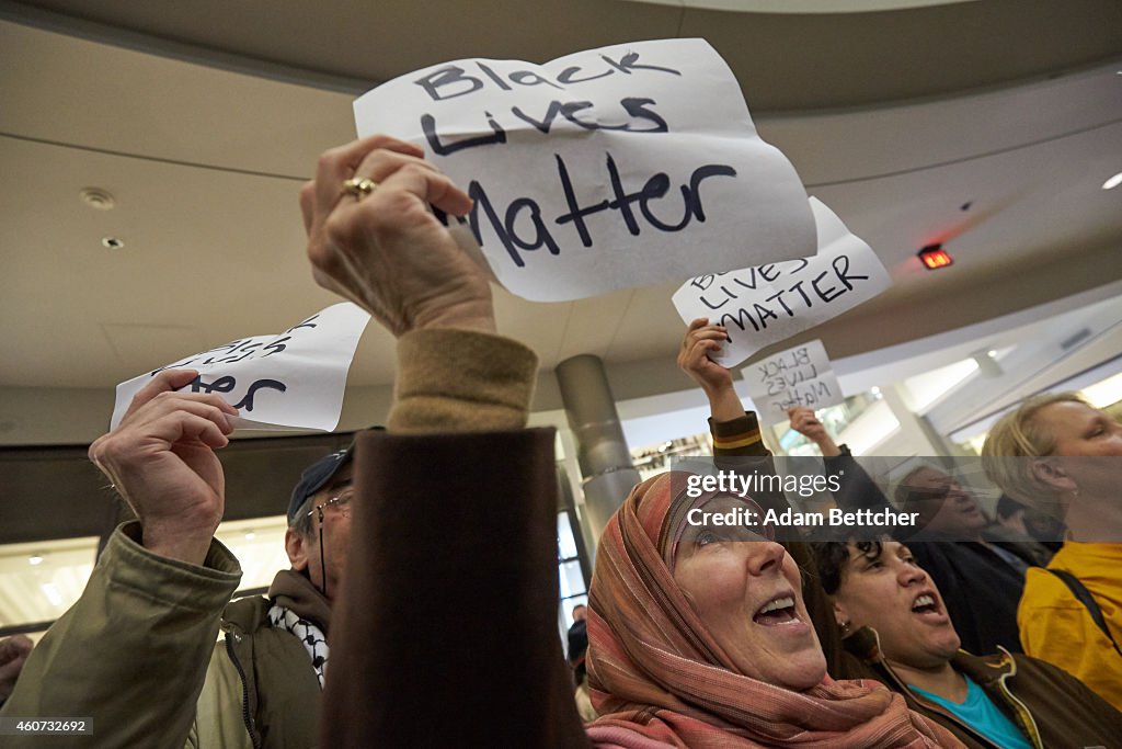 Black Lives Matter Protest Disrupts Holiday Shoppers At Mall Of America