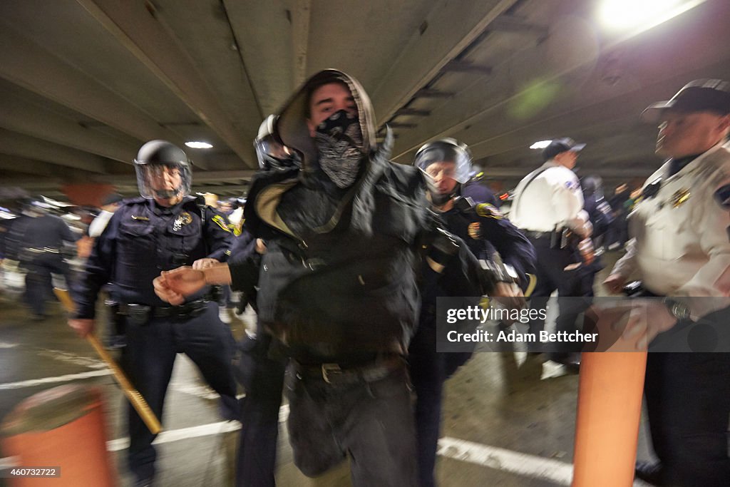 Black Lives Matter Protest Disrupts Holiday Shoppers At Mall Of America