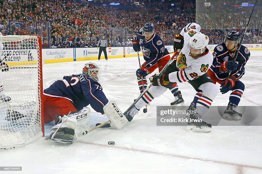 Chicago Blackhawks v Columbus Blue Jackets