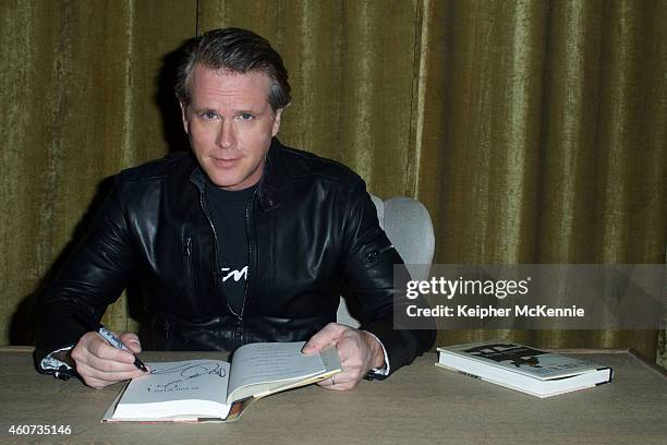 Cary Elwes attends "As You Wish" Book Signing and Yuletide Cinema Screening of "The Princess Bride" at Palace Theatre on December 20, 2014 in Los...