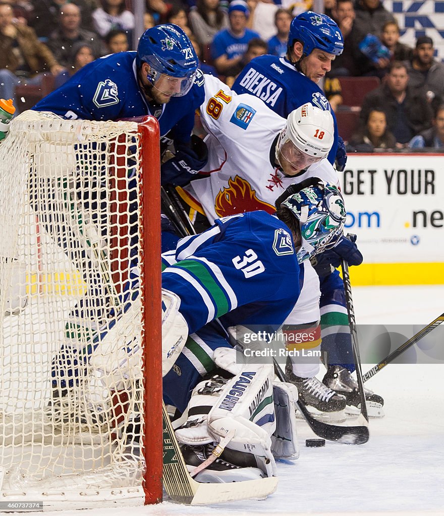 Calgary Flames v Vancouver Canucks