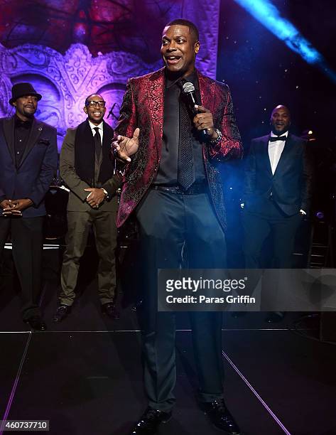Actor Chris Tucker onstage at 31st Annual UNCF Mayor's Masked Ball at Marriott Marquis Hotel on December 20, 2014 in Atlanta, Georgia.