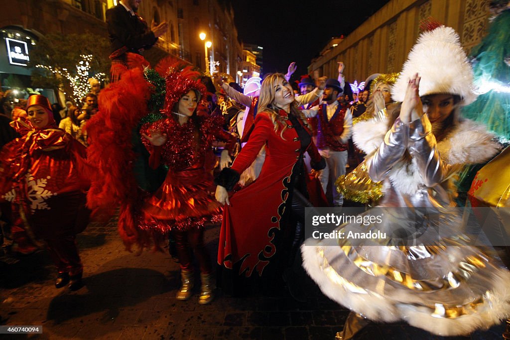 Christmas Parade in Beirut