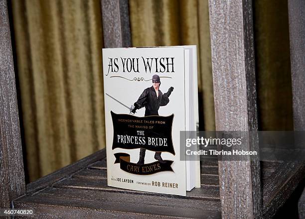 Cary Elwes signs copies of his book 'As You Wish' and attends the yuletide screening of 'The Princess Bride' at Palace Theatre on December 20, 2014...