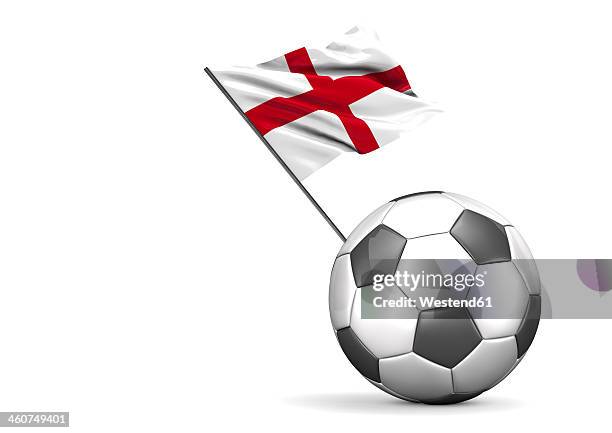 football flag of england against white background - joe allen welsh soccer player stock illustrations