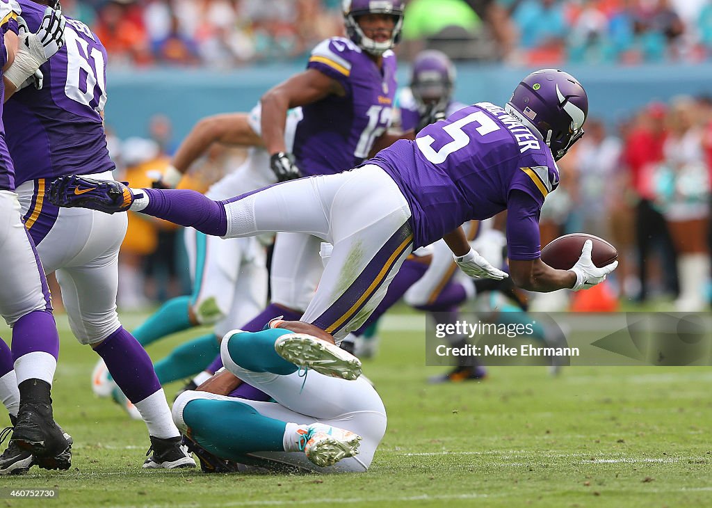 Minnesota Vikings v Miami Dolphins