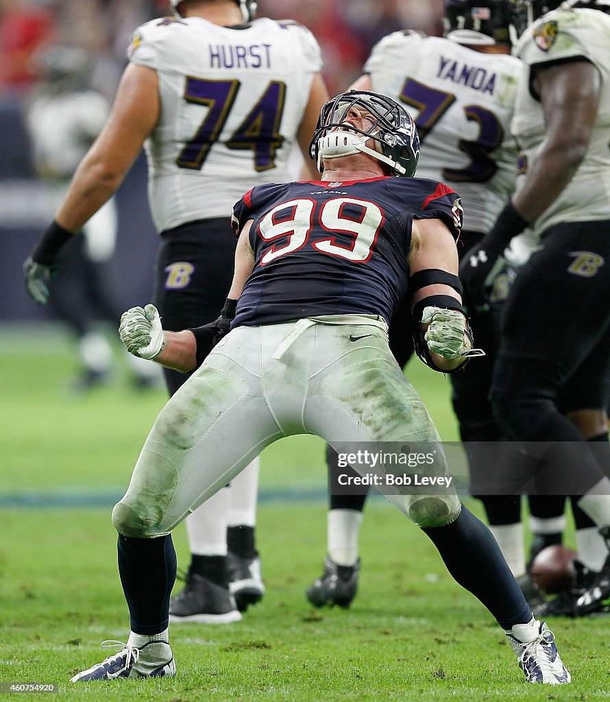 Baltimore Ravens v Houston Texans