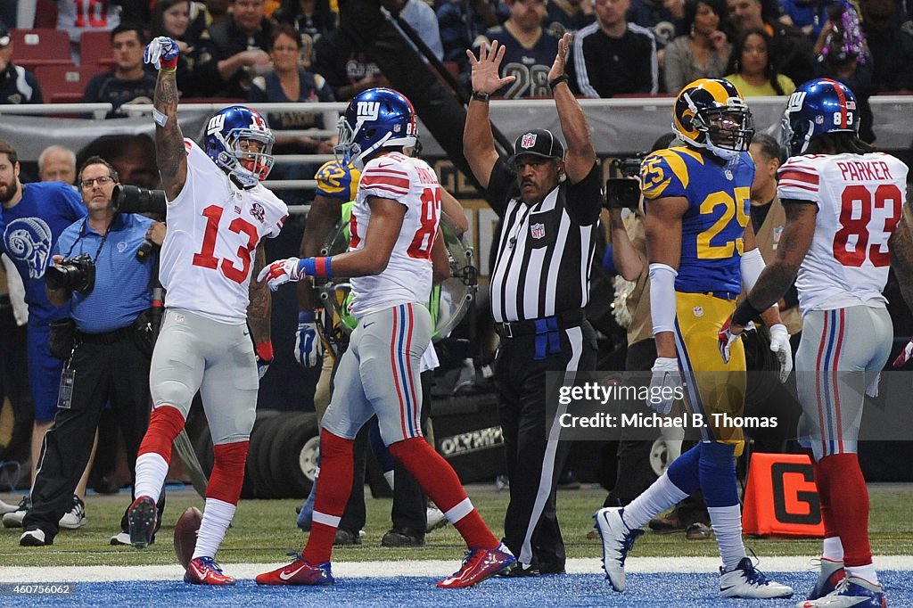 New York Giants v St. Louis Rams