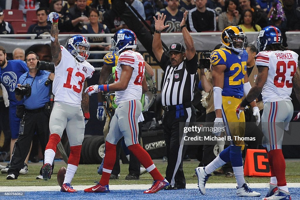 New York Giants v  St. Louis Rams