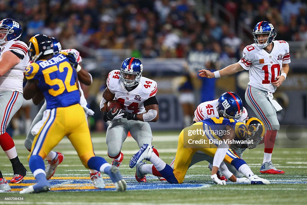 New York Giants v St. Louis Rams