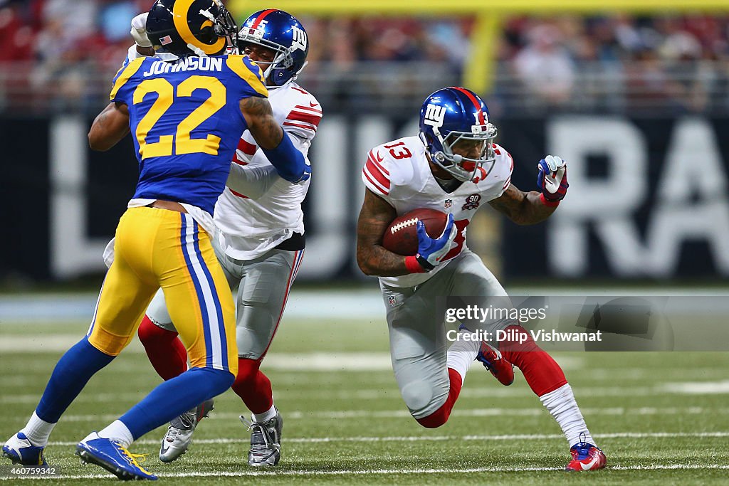 New York Giants v St. Louis Rams