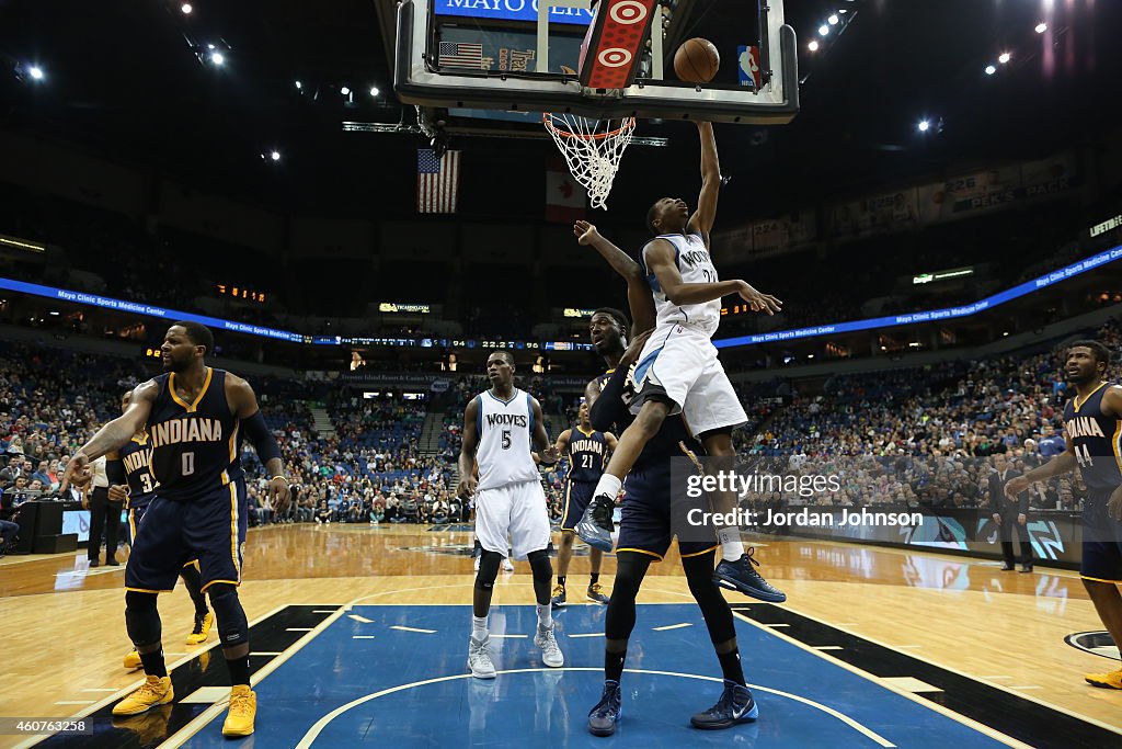 Indiana Pacers v Minnesota Timberwolves