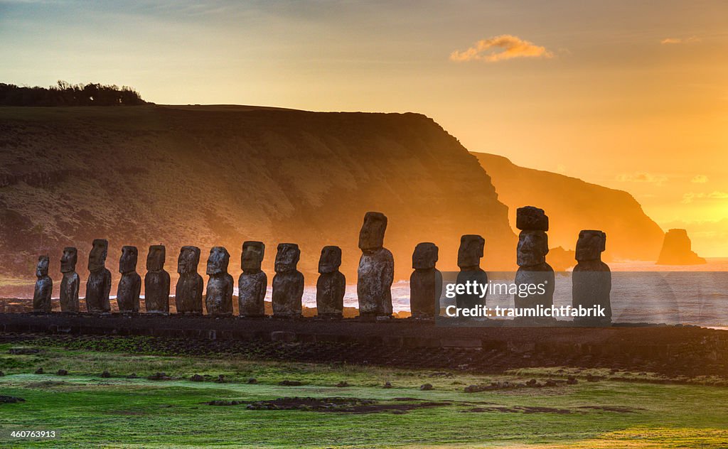 Sunrise on Easter Island