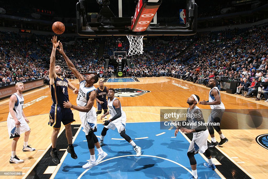 Indiana Pacers v Minnesota Timberwolves