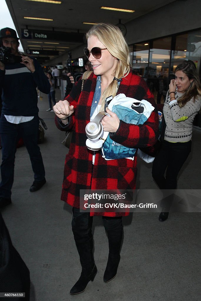Celebrity Sightings In Los Angeles - December 21, 2014