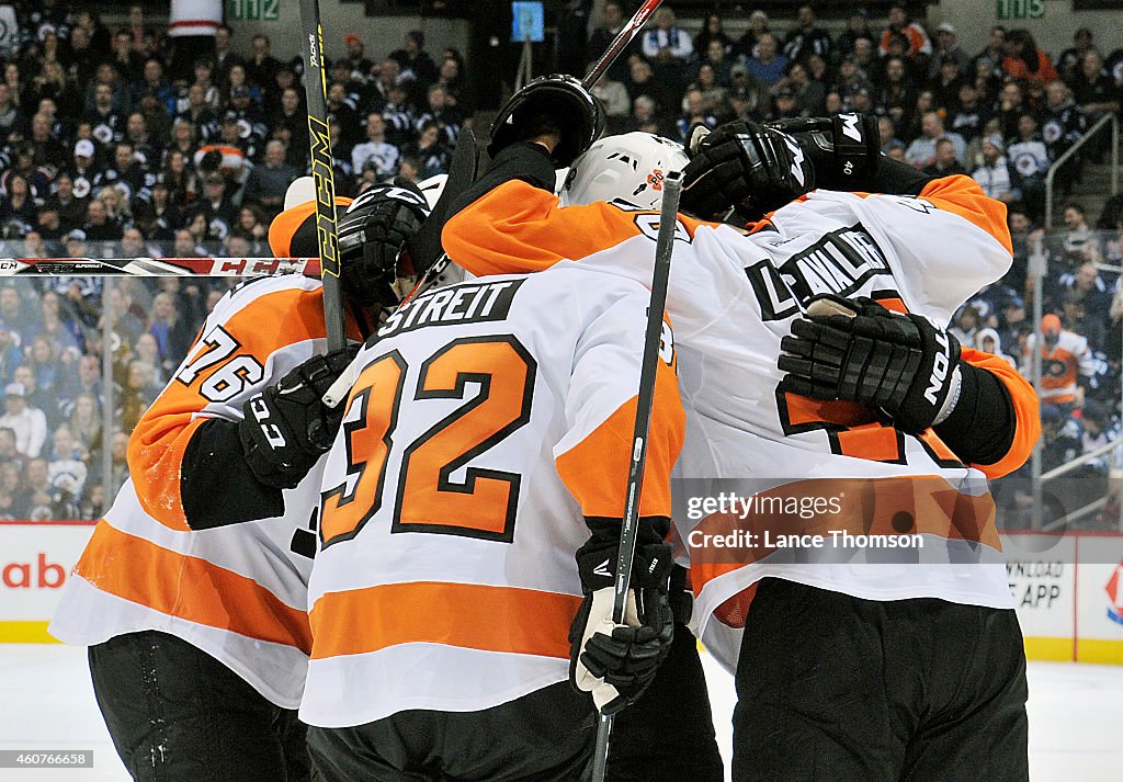 Philadelphia Flyers v Winnipeg Jets