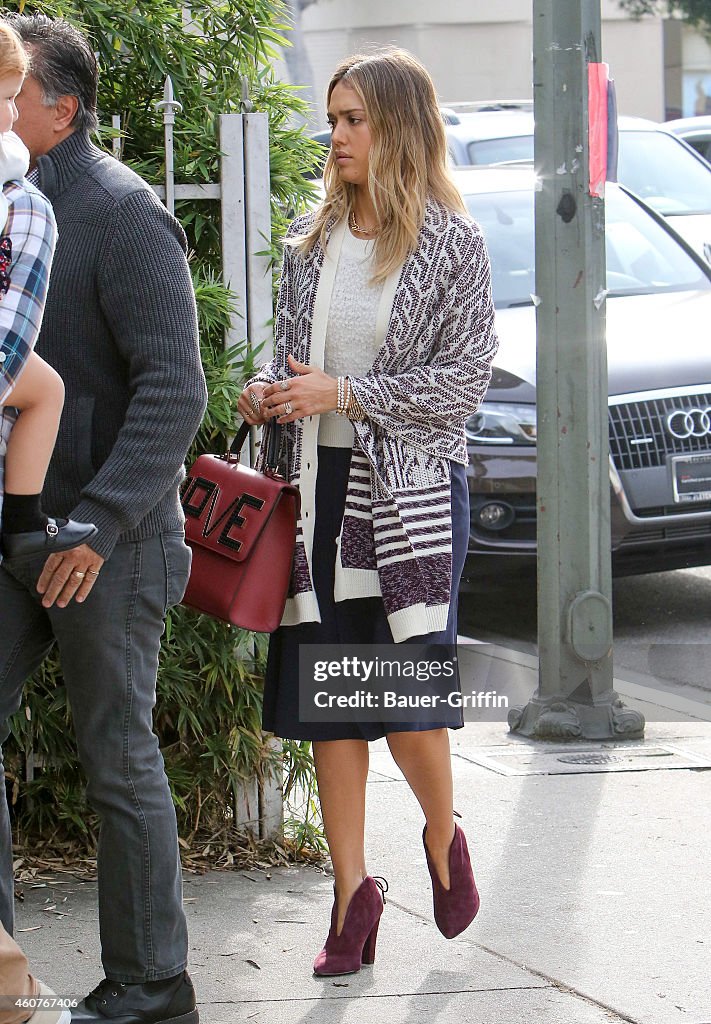 Celebrity Sightings In Los Angeles - December 21, 2014