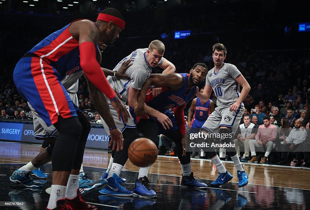 Brooklyn Nets v Detroit Pistons