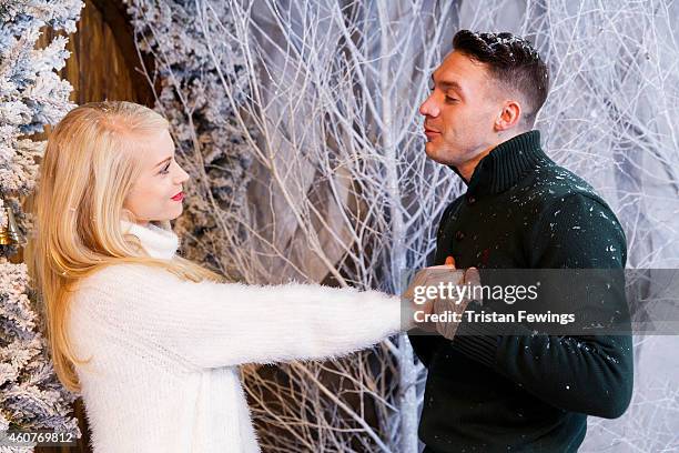 Kirk Norcross on set of the recording of the music video for "Who You Are This Xmas" by Kirk Norcross & Zack Knight on December 18, 2014 in London,...