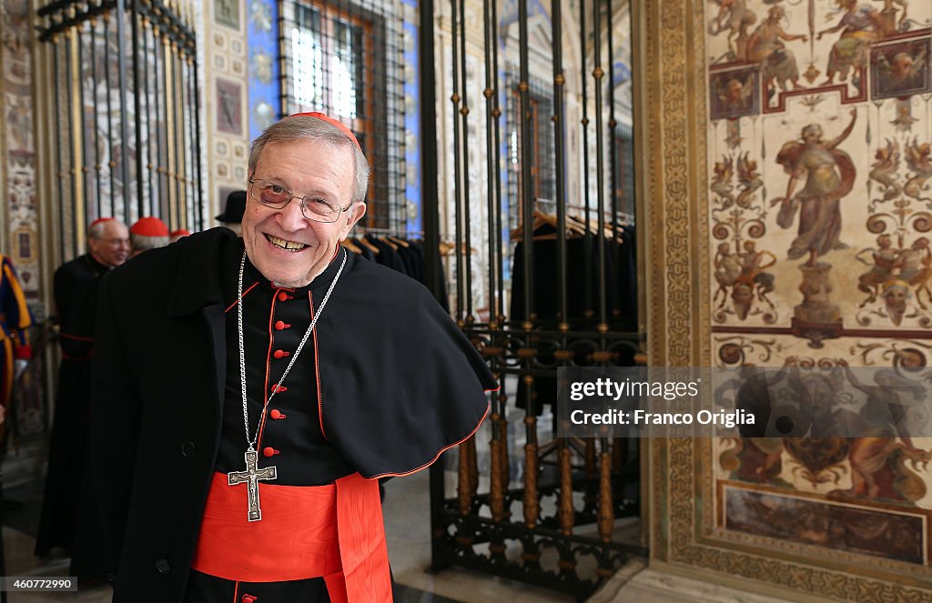 Pope Francis Exchanges Christmas Greetings With The Roman Curia