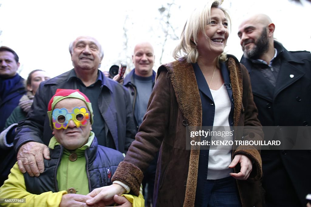 FRANCE-POLITICS-FN-LE PEN-CHRISTMAS