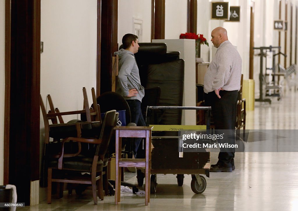 Senate Offices Re-Furbished Ahead Of Inauguration Of 114th Congress