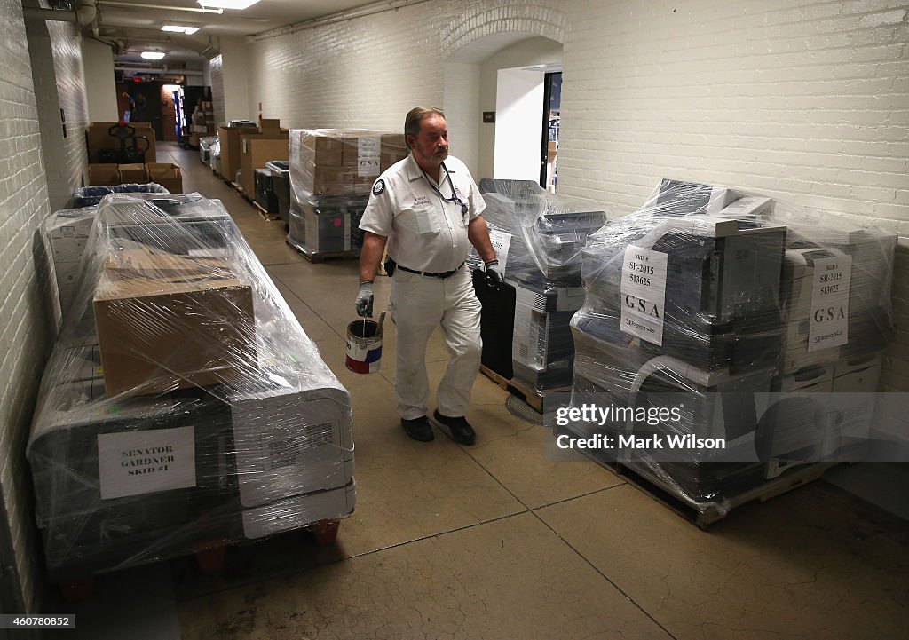 Senate Offices Re-Furbished Ahead Of Inauguration Of 114th Congress