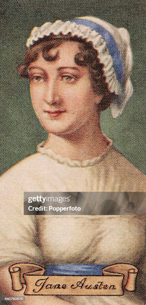 Jane Austen - Vintage Cigarette Card