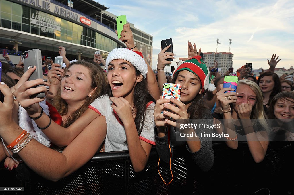 93.3 FLZ's Jingle Ball "Pre-Show Free Show"  -  Backstage