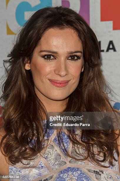 Model Mar Saura attends the Gala for Children photocall at Magarinos sports center on December 22, 2014 in Madrid, Spain.