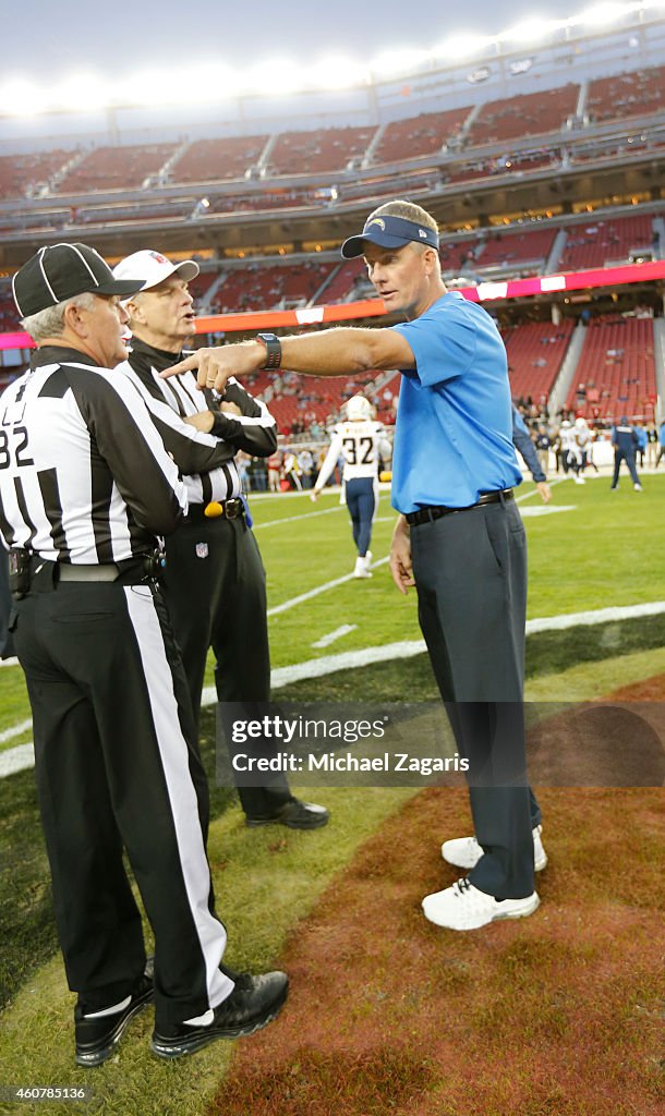 San Diego Chargers v San Francisco 49ers