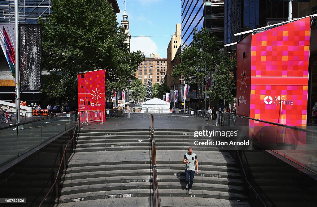 Flower Tributes For Sydney Siege Victims Removed From Martin Place