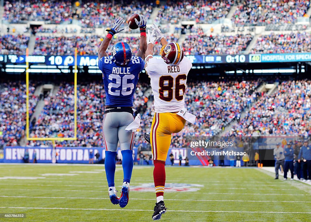 Washington Redskins v New York Giants