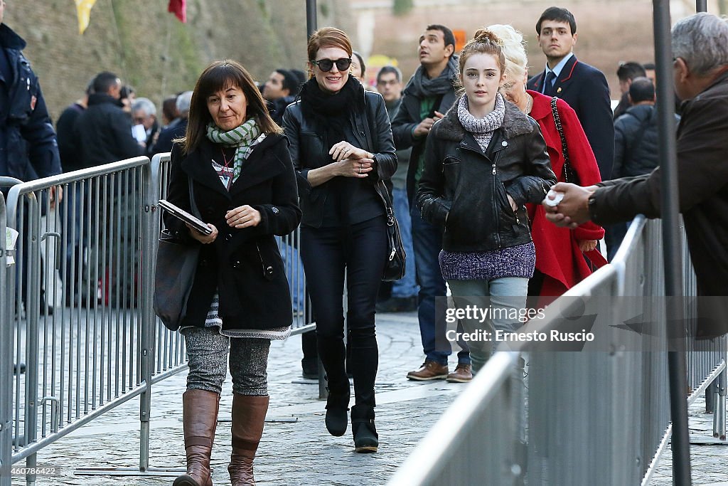 Julianne Moore Sighting In Rome
