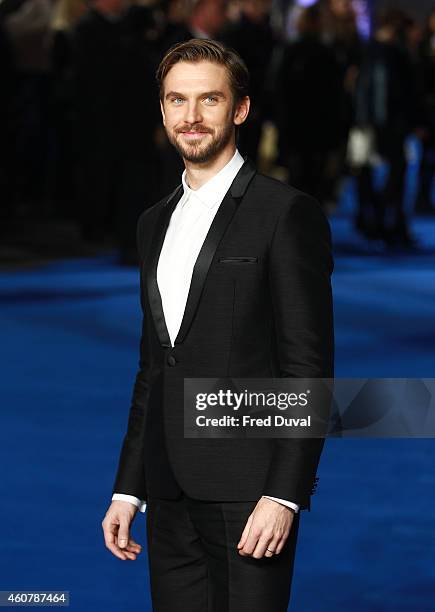 Dan Stevens attends the UK Premiere of "Night At The Museum: Secret Of The Tomb" at Empire Leicester Square on December 15, 2014 in London, England.