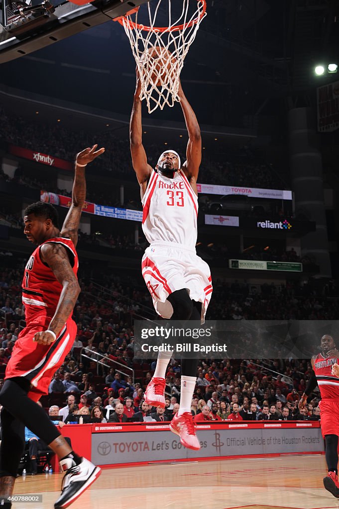 Portland Trail Blazers v Houston Rockets